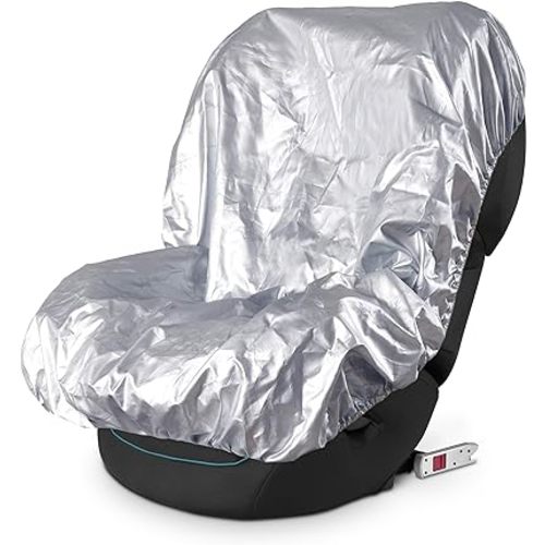 EcoNour Baby Car Seat Sun Shade Cover | Infant Car Seat Heat Protector Keeps Your Toddler Baby Seat Cool | Reflective Baby Seat Cover for Travel Accessories