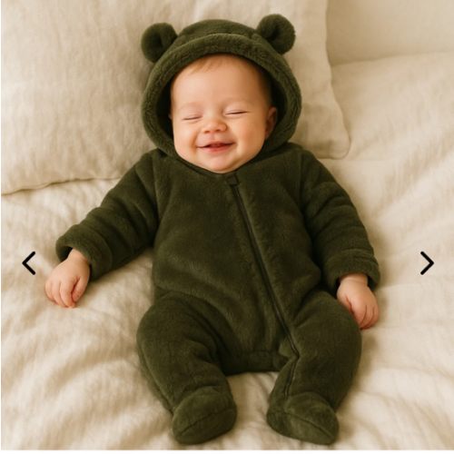 Baby Snowsuit | Warm Insulated Zip-Up Design | Sizes 0-12M | Easy On & Off for Little Ones – Beekee