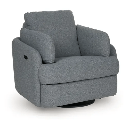 Alainmont Next-Gen Nuvella Swivel Power Recliner