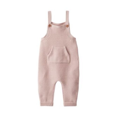 Baby Girls One Piece Sweater Knit Overalls