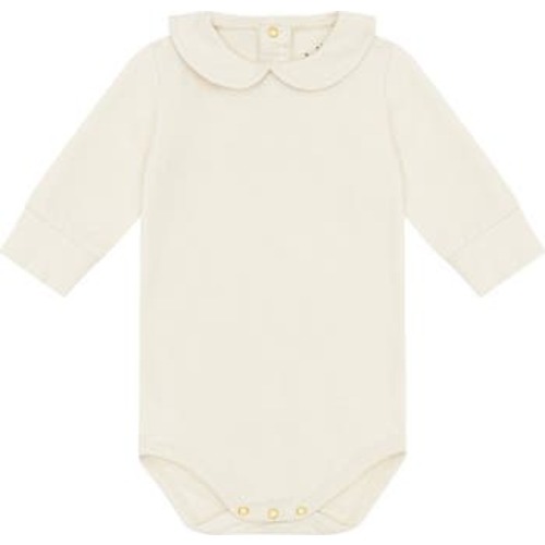 LS Organic Cotton Collared Bodysuit, 0-3M