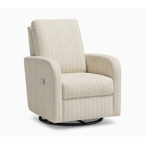 Harper Manual Recliner Performance Textured Stripe Natural