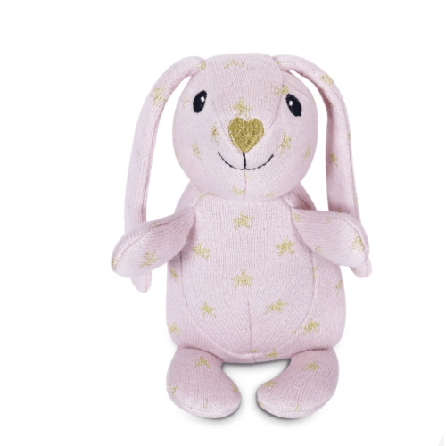 Knit Patterned Bunny Plush - Sparkle