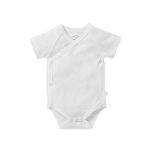 Unisex Short Sleeve Kimono Bodysuit - Baby