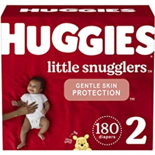 Amazon.com: Baby Diapers Size 2 (12-18 lbs), 180ct, Huggies Little Snugglers : Everything Else
