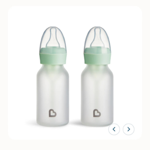 Bond™ Silicone Glass Bottle 4oz or 8oz, 2pk | Munchkin