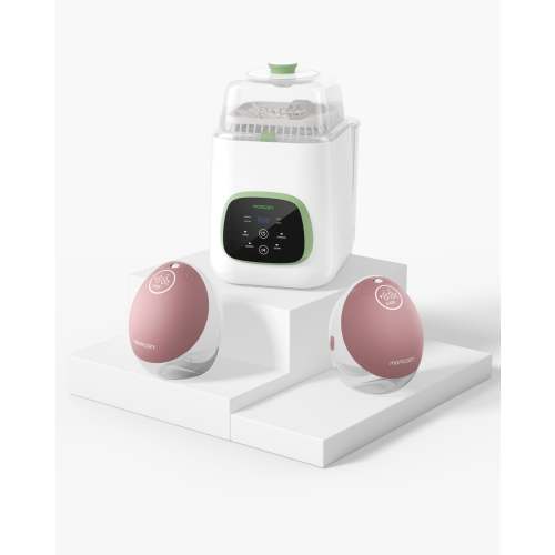 M9 Hands-free Breast Pump and KleanPal Pro Baby Bottle Washer and Sterilizer | Pump & Clean Bundle