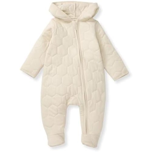 Burt's Bees Baby baby-girls Infant Bunting Jumpsuit, 100% Organic Cotton One-piece Long Sleeve Outfit Coverall