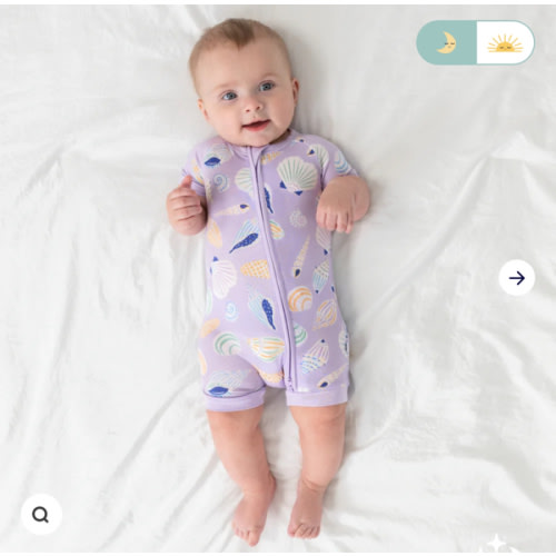 Sandy Treasures Shorty Zippy – Little Sleepies