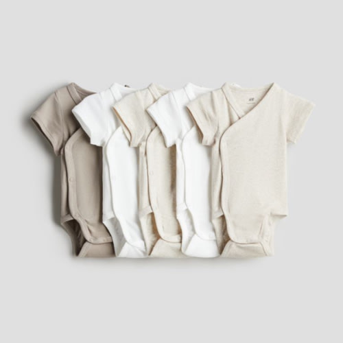 5-pack Cotton Bodysuits