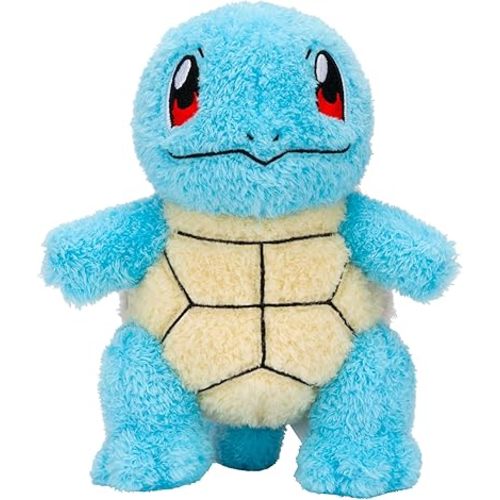 Pokemon Cuddly Squirtle Plush - 8-Inch Soft Cuddly Plush with Authentic Details