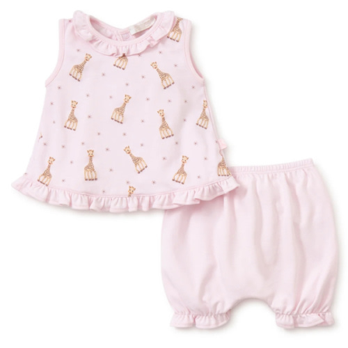 Sophie la girafe Pink Print Sunsuit