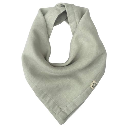 Kishu Baby Indi - Premium GOTS Certified Organic Bandana Scarf Bib, Dual Layer, 4-Way Reversible Muslin Baby Bandana Bibs for Boys or Girls