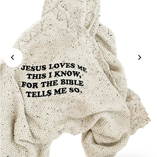 Jesus Loves Me This I Know Knit Blanket – OUR HOUSE ABOVE