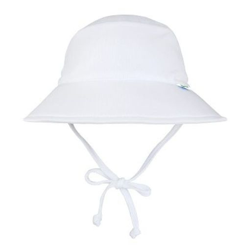 Green Sprouts Baby/toddler Breathable Bucket Sun Protection Hat - White - 0/6 Months