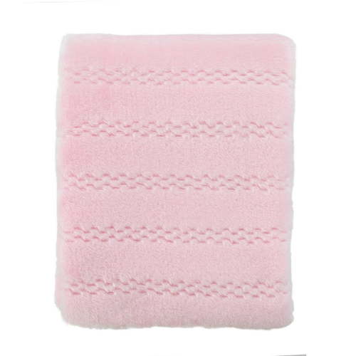 CREVENT 30''X40'' Soft Cozy Warm Nursery Baby Blankets for Boys Girls Solid Color - All Season Use - Newborn Essentials,Unisex(Baby Pink)