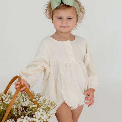 Remi Romper | Vanilla Ice