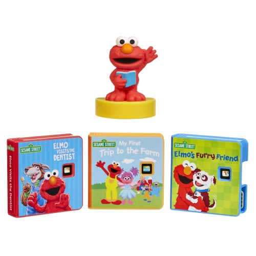 Little Tikes Story Dream Machine, Elmo & Friends Collection, Books & Audio Toy Gift for Kids 3+