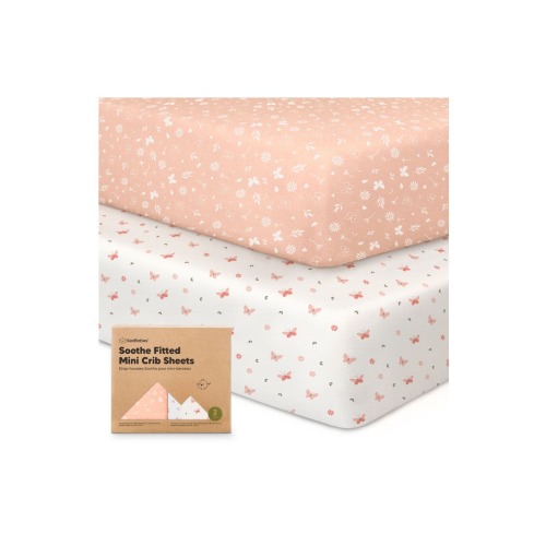 Soothe Fitted Mini Crib Sheet