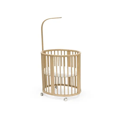 Stokke Mini Crib Bundle with Mattress Natural