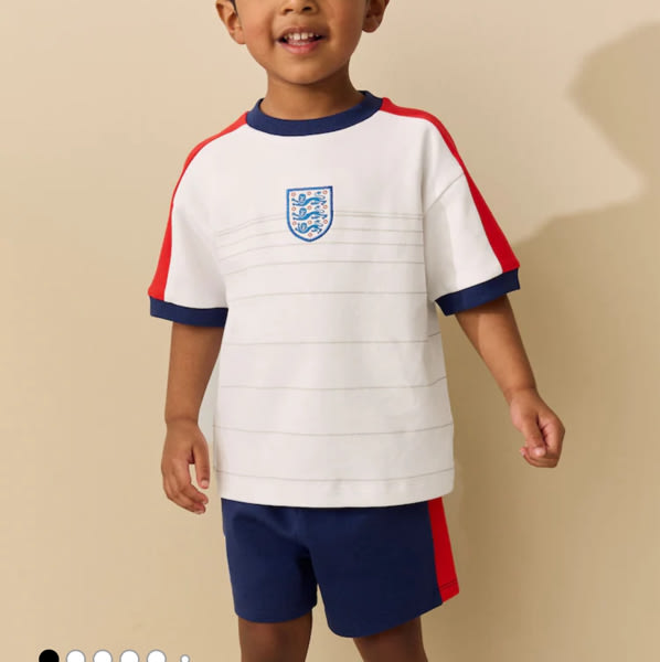 Buy White England Football Shirt and Short Set (3mths-3yrs) from Next USA