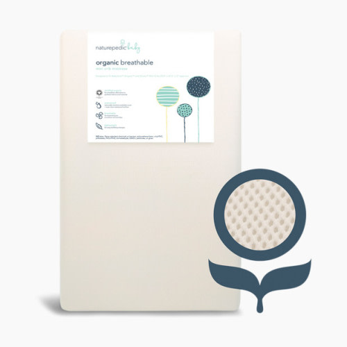 Naturepedic Organic Breathable Mini Crib Mattress