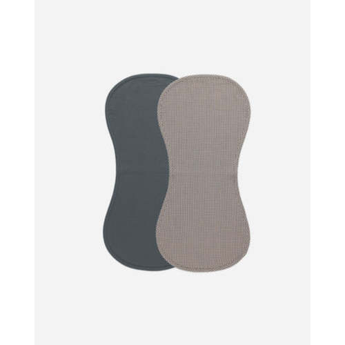 Burp Cloth, 2 Pack || Indigo, Indigo Gingham