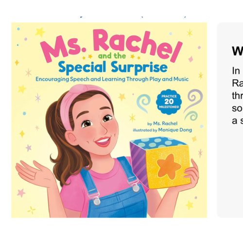Ms. Rachel and the Special Surprise: Encouraging Speech and Learning Through Play and Music (Books by Ms. Rachel)
