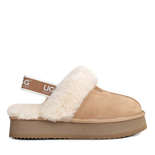 UGG Premium Platform Fluffy Scuff