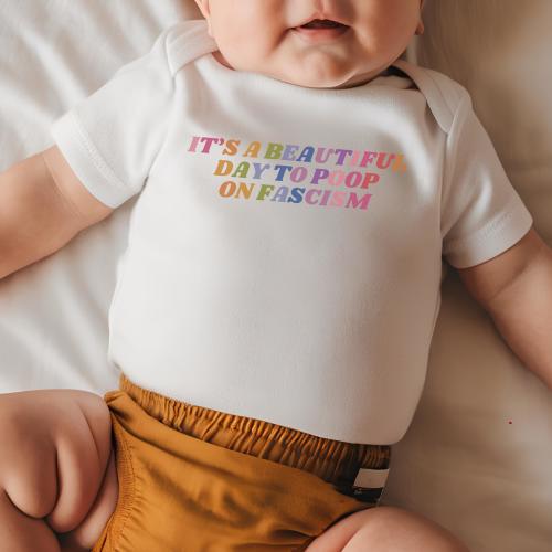 Antifascism Feminist Baby Baby Bodysuit Liberal Baby Activist Social Justice Baby Apparel Feminist Gifts Baby Shower Leftist Political Merch