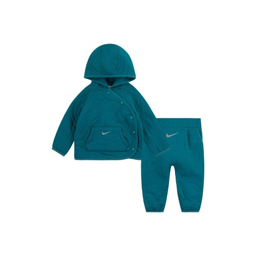 Baby Ready Set Snap Hoodie & Leggings Set, 12M, Geode Teal