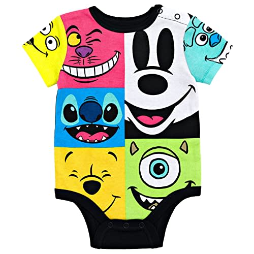 Disney D100 Mickey Mouse Finding Nemo Genie Simba Winnie The Pooh Bodysuit Newborn to Infant