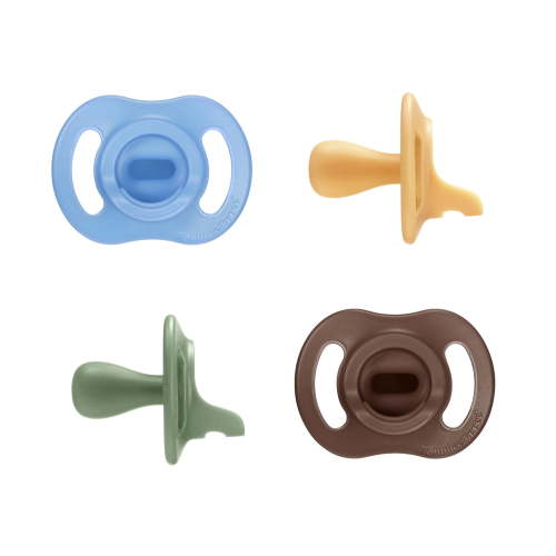 Tommee Tippee Ultra-light Silicone Baby Pacifier 18-36 Months 4 Count One-Piece Design