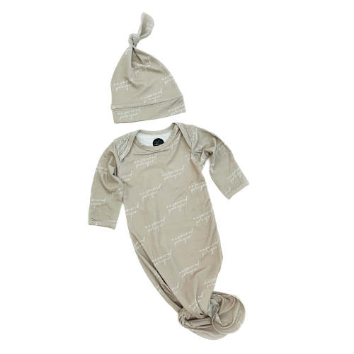 Answered Prayer Bamboo Gown & Matching Beanie – OUR HOUSE ABOVE