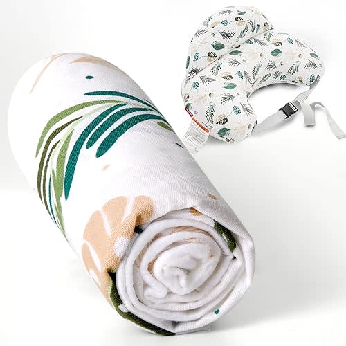 Momcozy Nursing Pillow Cover for Original Pillow- Pioneering Safety Fence - Plus Size Breastfeeding Pillow for Ergonomic Comfort & Support-Easier and Healthier Nursing, Cotton Cover Only