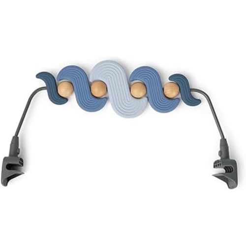 Ergobaby Evolve 3-in-1 Bouncer Toy Bar Accessory, Serene Swells