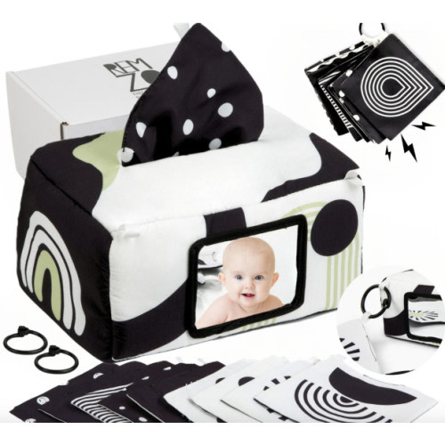 3-in-1 Baby Tissue Box Toy