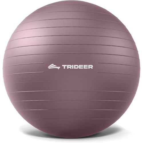 Trideer Exercise Ball Yoga Ball,Office Seating & Balance Ball Chair, Stability Ball for Pilates, Physical Therapy,Core Training & Balance Improvement & Stretching