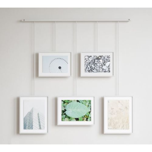 Hanging White Gallery Frames - Set of 5