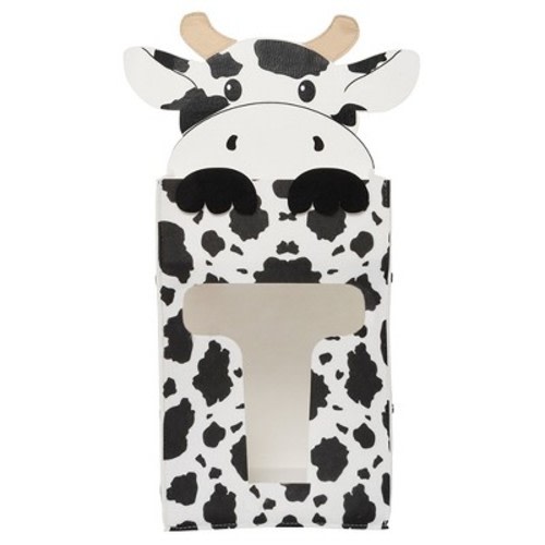 Sammy & Lou Felt Baby Nursery Diaper Storage Caddy - Cow