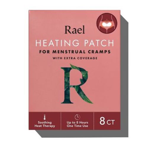 Rael Heating Patch For Menstrual Cramps With Extra Coverage - 8ct
