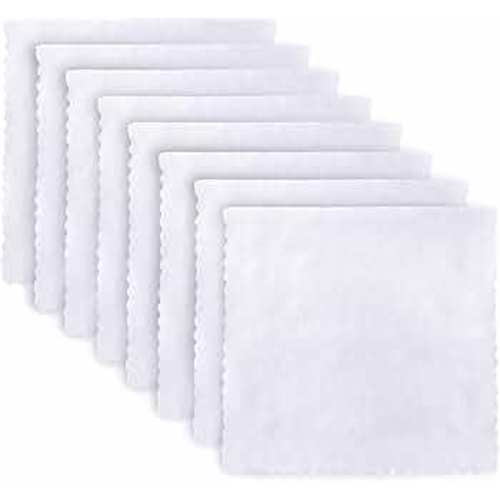 Super Soft Burp Cloths 8 Pack - Thick - Extra Absorbent - Perfect Size Large 20 X 10 Inch - Light and Easy to Carry - Milk Spit Up Rags - Burpy baby Cloths for Unisex, Boy, Girl, Newborn - White
