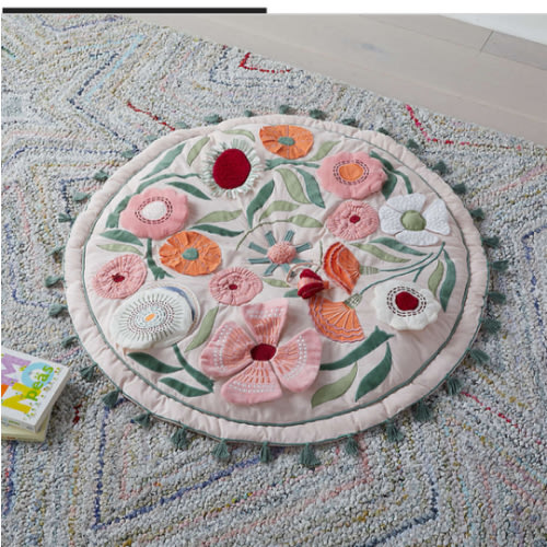 Floral Garden Baby Activity Play Mat