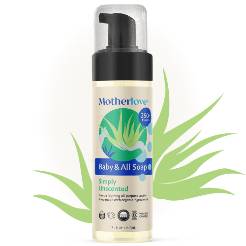 Baby & All Non-Toxic Foaming Castile Soap - Simply Unscented – Motherlove Herbal Company