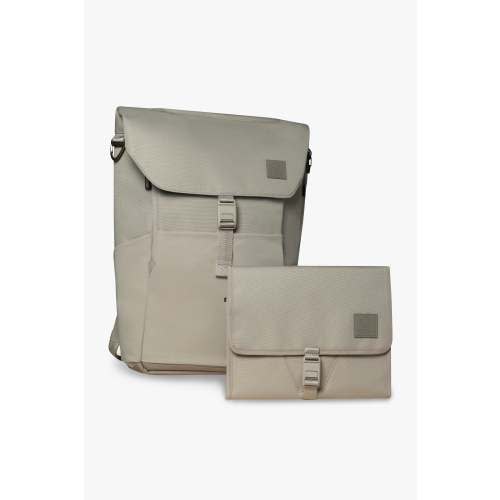 Everyday Diaper Backpack & Changing Wallet Bundle / Daybreak Taupe