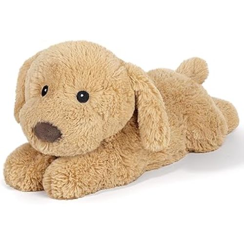 Cuckool Golden Retriever Stuffed Animals, Microwavable Stuffed Animals Heating Pad for Cramps, Pain Stress Relief, Heatable Coolable Lavender Scented Plush Toy for Anxiety, Women & Kids Bedtime