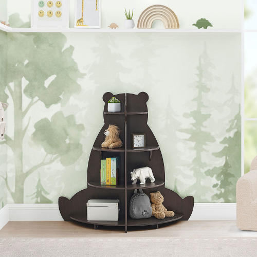 Delta Children Bear Shaped Bookcase, Brown - Sam's Club