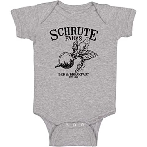 BeeGeeTees Beet Farms Funny Baby One Piece Cute Bodysuit Office Romper