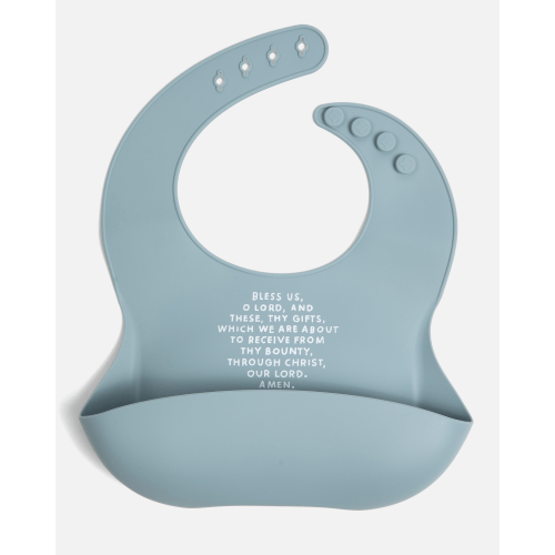 Meal Blessing Silicone Bib