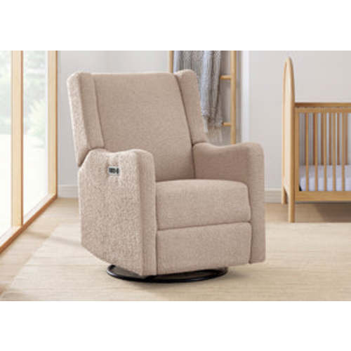 Mercer Electronic Power Recliner and Swivel Glider with USB-A and Type-C Ports in Stain-Resistant Performance Fabric